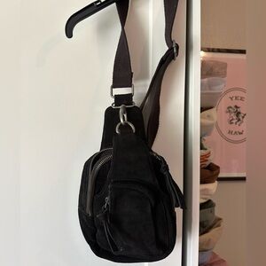 Free People suede crossbody